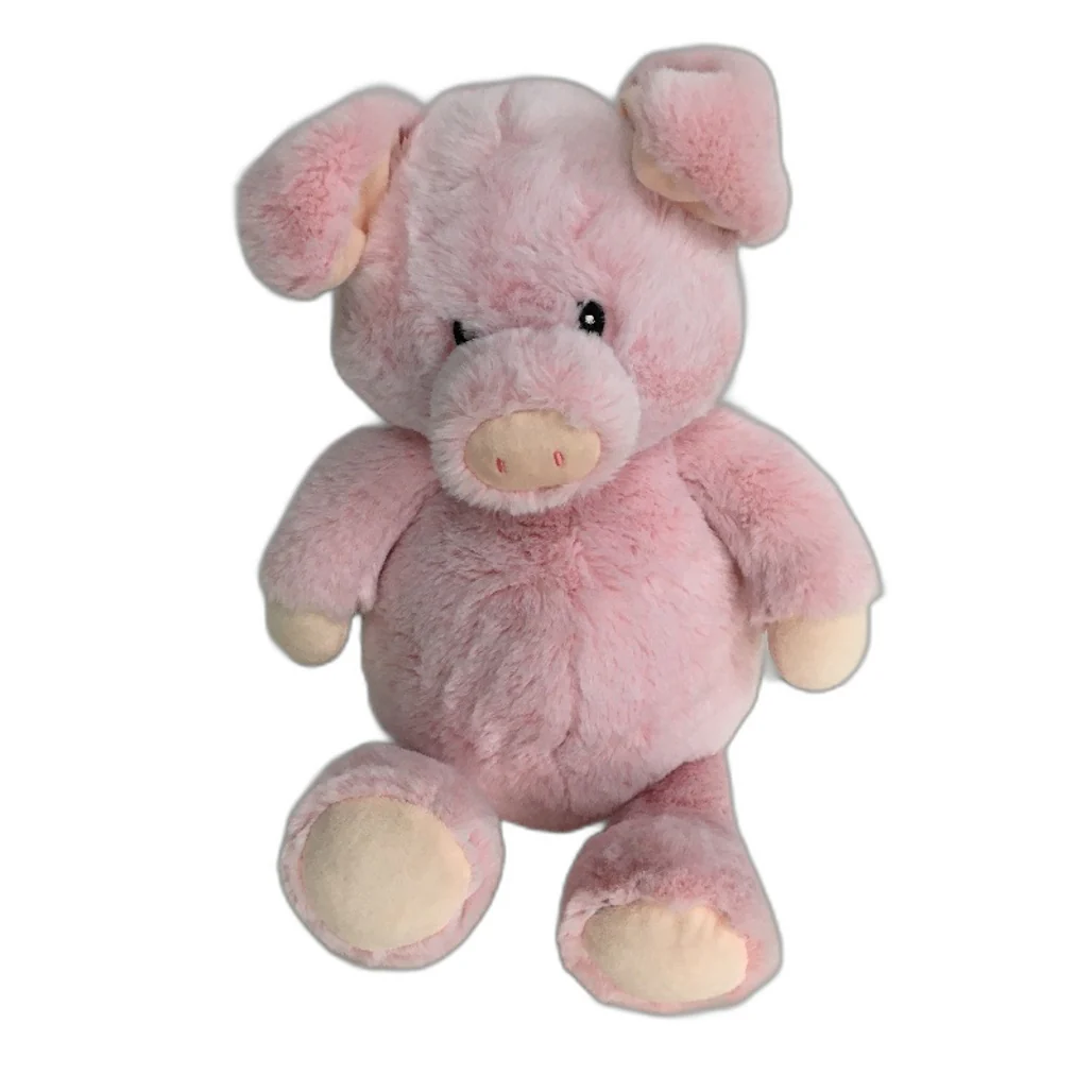 Kids Bedroom Pink Molly Knitted Throw Blanket & Large Pig Stuffed Toy Set NEW - Image 4