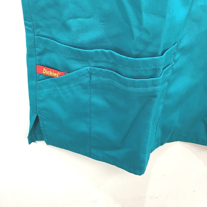 Dickies Women's EDS Signature V-Neck Top Multiple Patch Pockets Size L NEW - Image 5