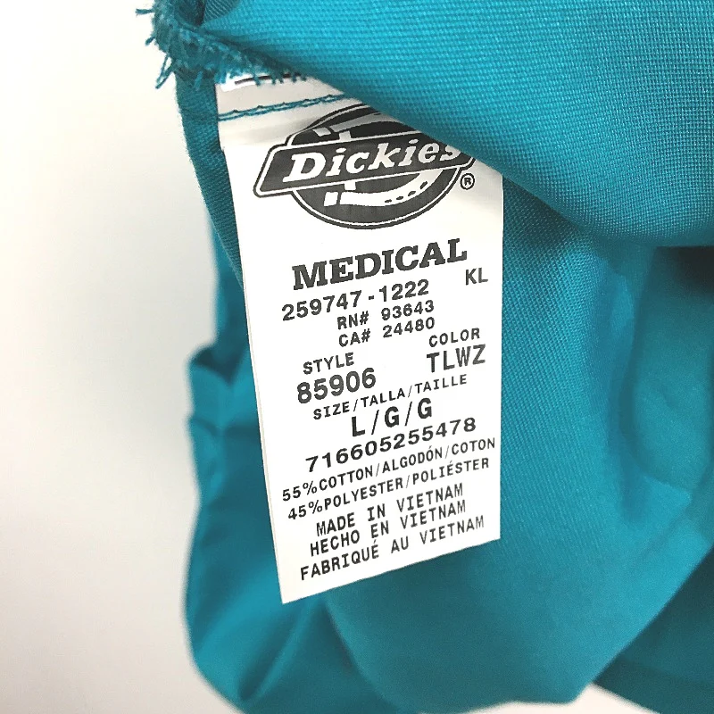 Dickies Women's EDS Signature V-Neck Top Multiple Patch Pockets Size L NEW - Image 6