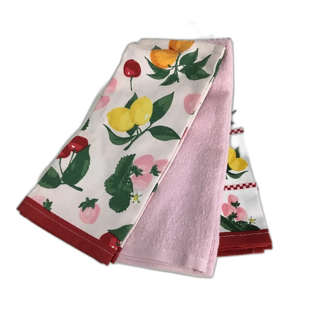 Fruit Salad Themed Drink Bottle, Lunch Bag, Ceramic Mug & 3 Tea Towel Set NEW - Image 4