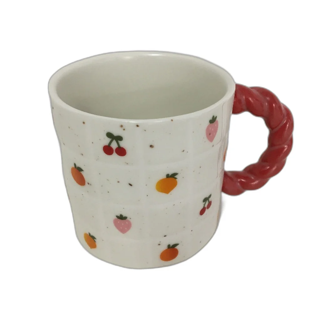 Fruit Salad Themed Drink Bottle, Lunch Bag, Ceramic Mug & 3 Tea Towel Set NEW - Image 9