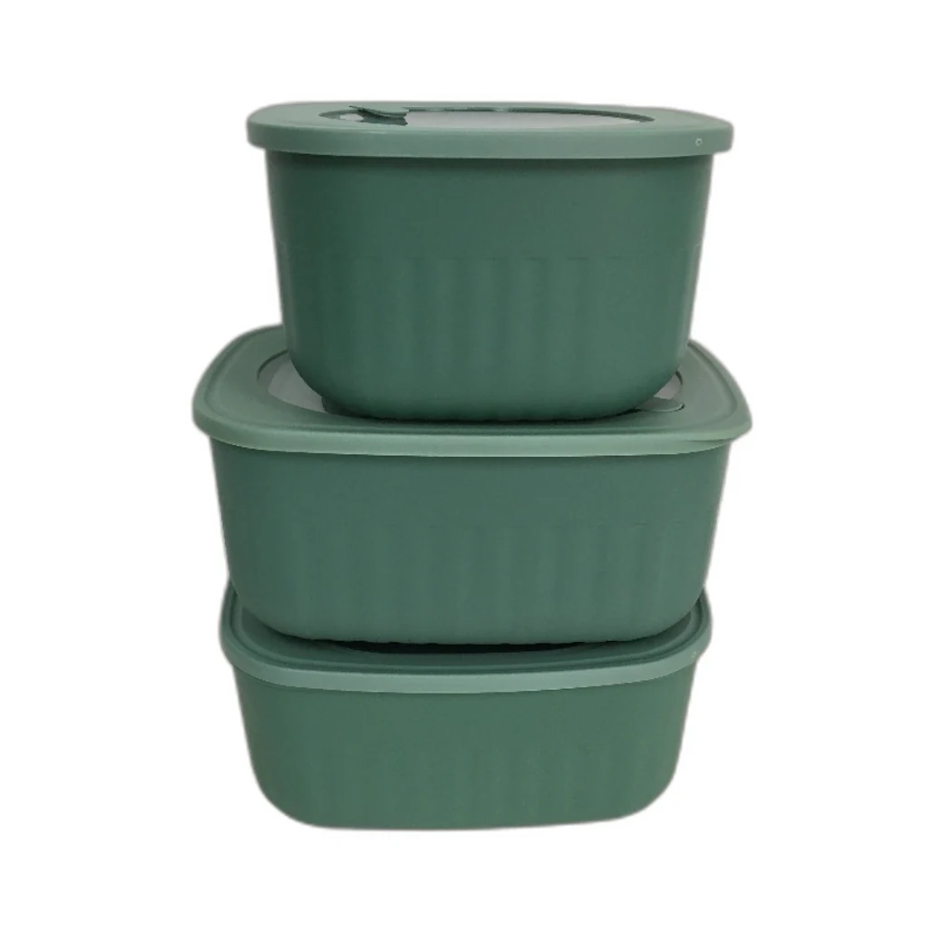 Freezer Microwave Dishwasher Safe Green Nested Food Storage Sets 12 Piece NEW - Image 2
