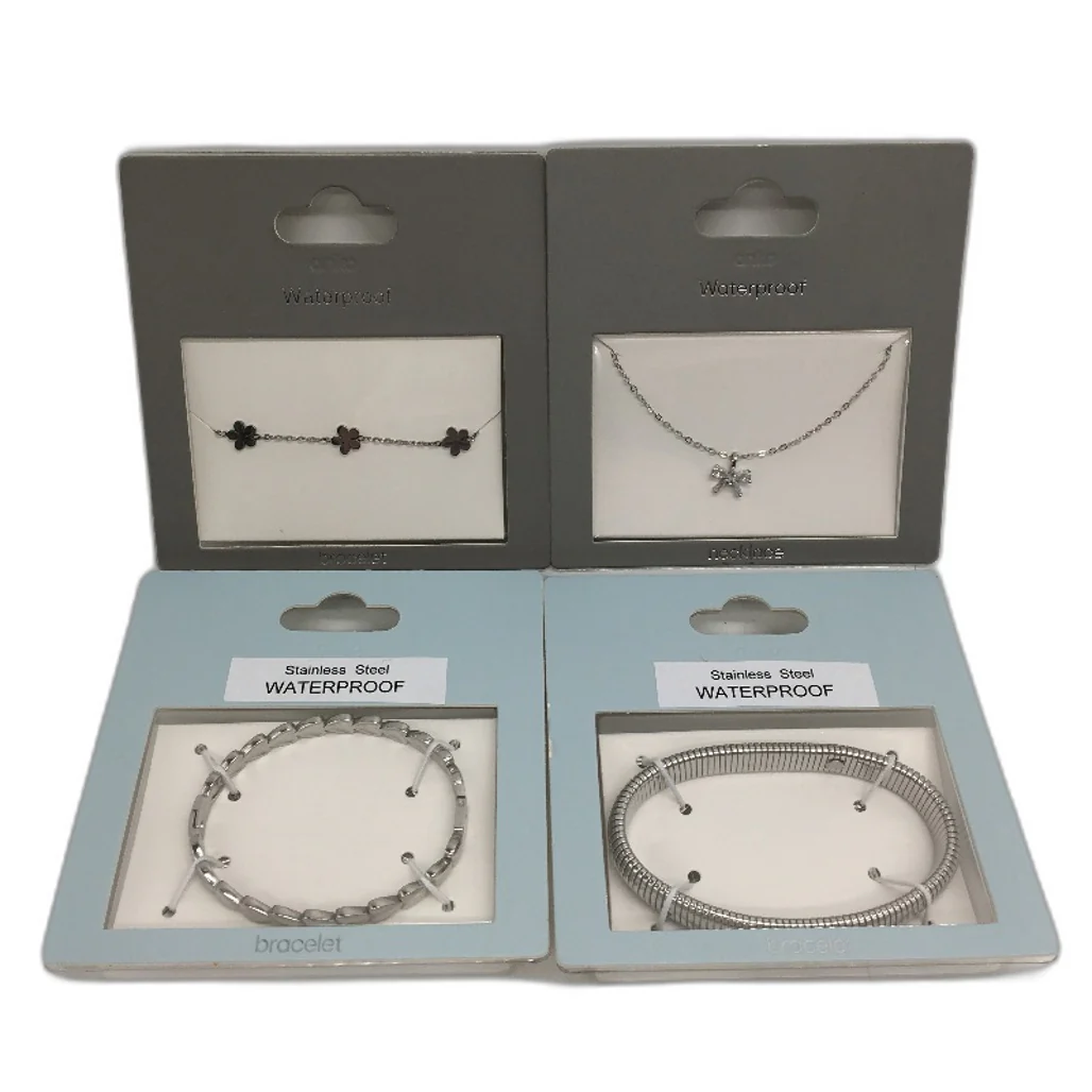 Stainless Steel Waterproof BULK PACK 10 Packets Silver Assorted Jewellery NEW - Image 4