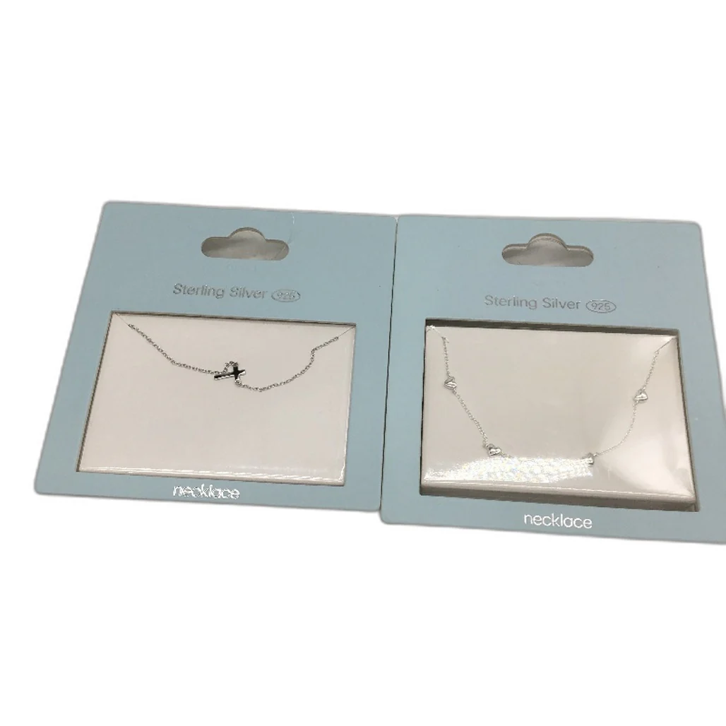 BULK PACK 8 Piece Necklace & Bracelet Sterling Silver 925 Jewellery Pack NEW - Image 2