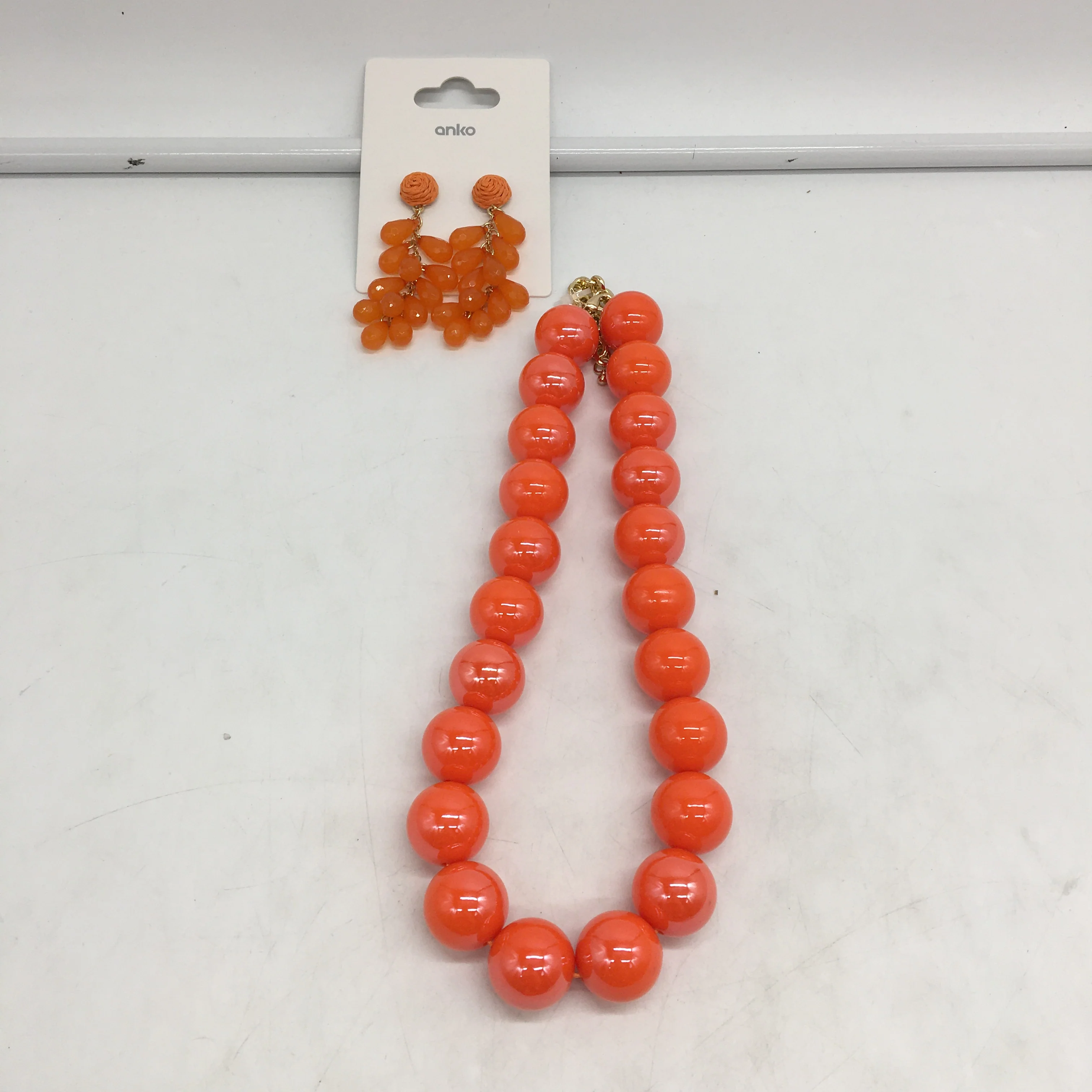 BULK PACK 10 Piece Orange Red Tone Themed  Assorted Fashion Jewellery Pack NEW - Image 4