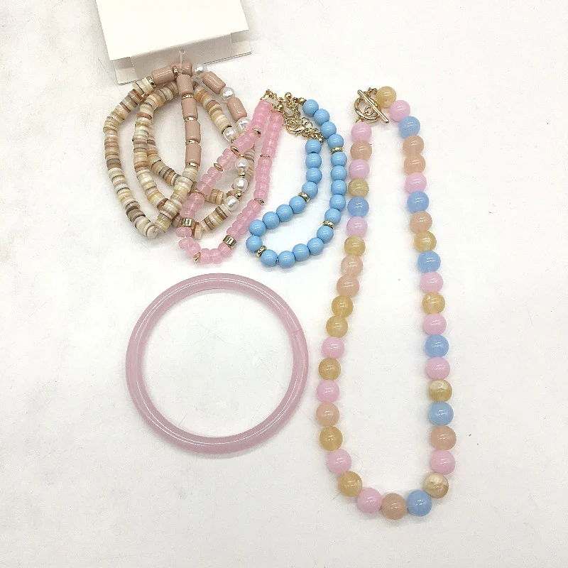 BULK PACK 10 Piece Purple Pink Tone Themed  Assorted Fashion Jewellery Pack NEW - Image 2