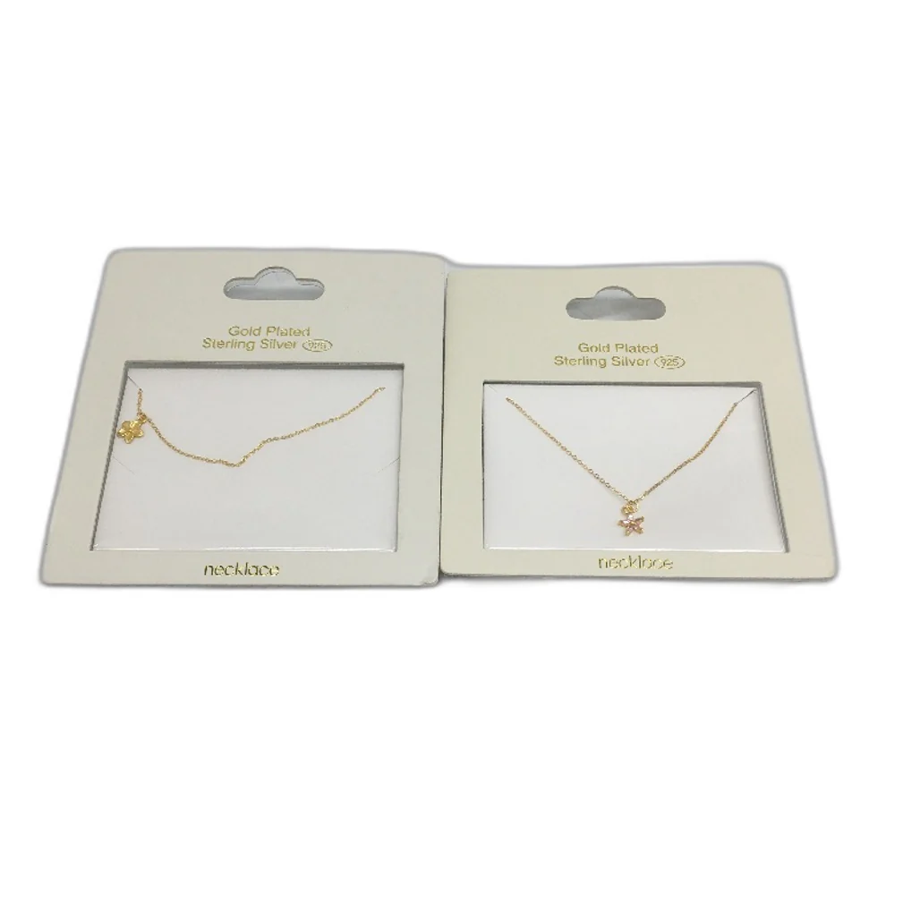 Sterling Silver 925 Gold Plated Necklace Bracelet & Earring Jewellery 8Piece NEW - Image 3