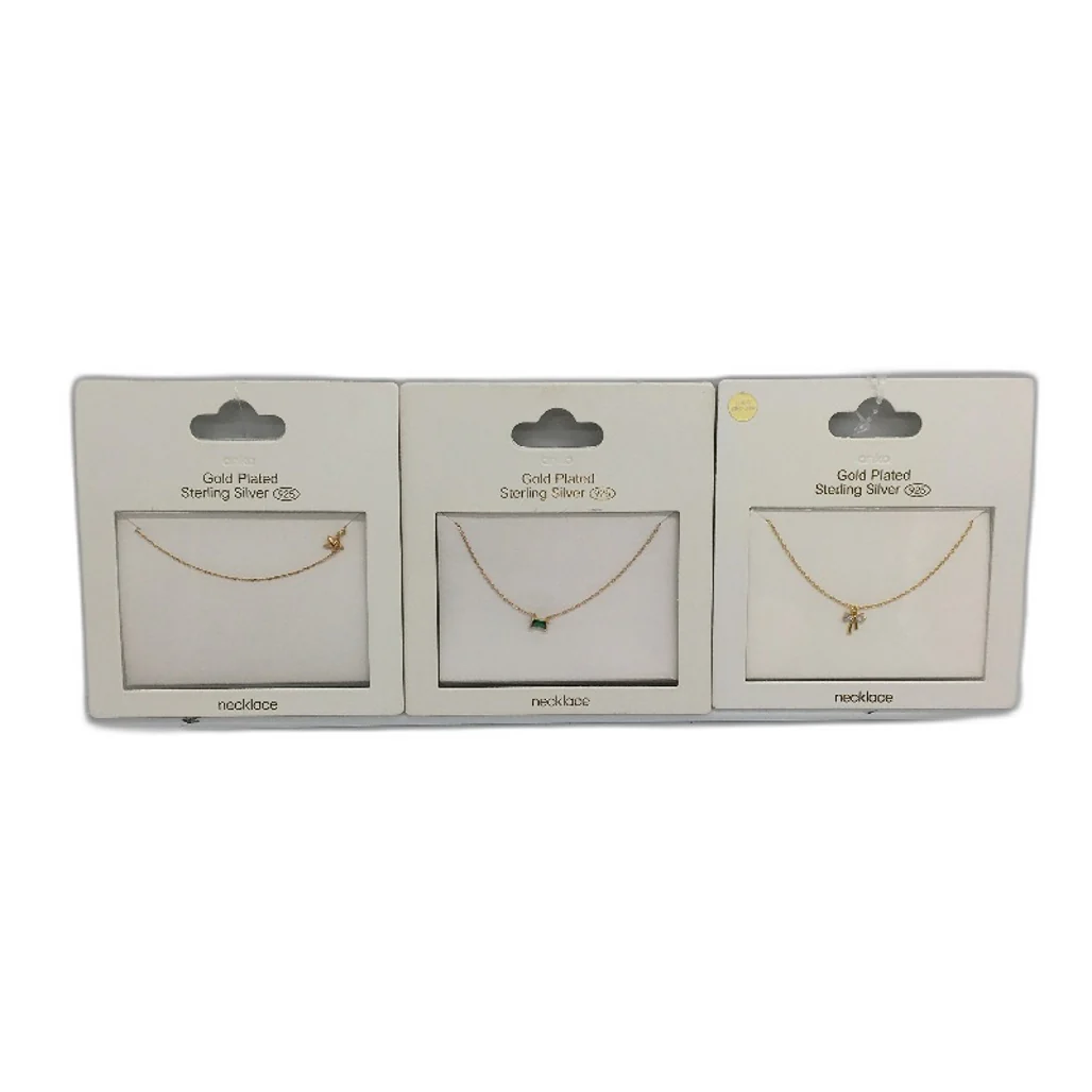 Sterling Silver 925 Gold Plated Necklace Bracelet & Earring Jewellery 8Piece NEW - Image 4