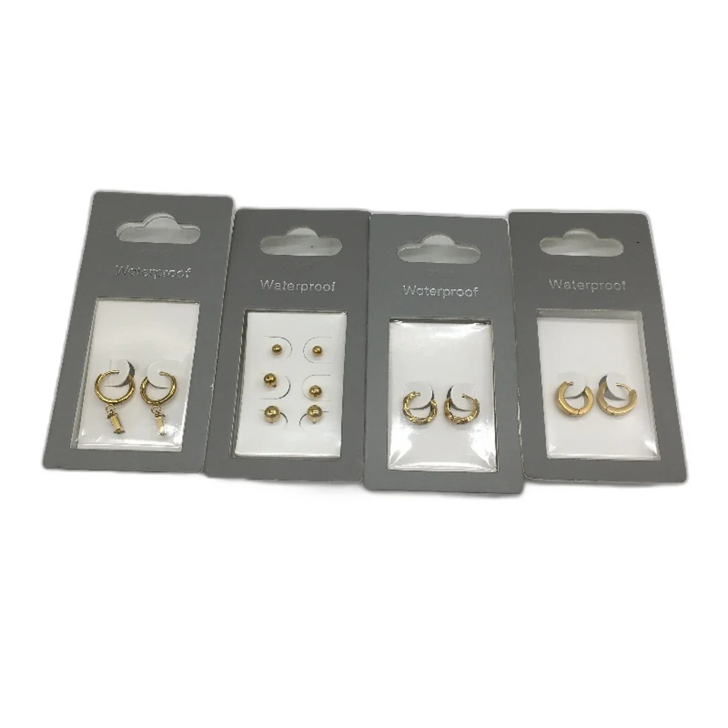 BULK PACK 10 Piece Assorted Waterproof Stainless Steel Gold Plate Jewellery NEW - Image 2