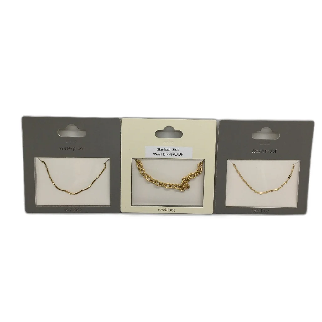 BULK PACK 10 Piece Assorted Waterproof Stainless Steel Gold Plate Jewellery NEW - Image 4