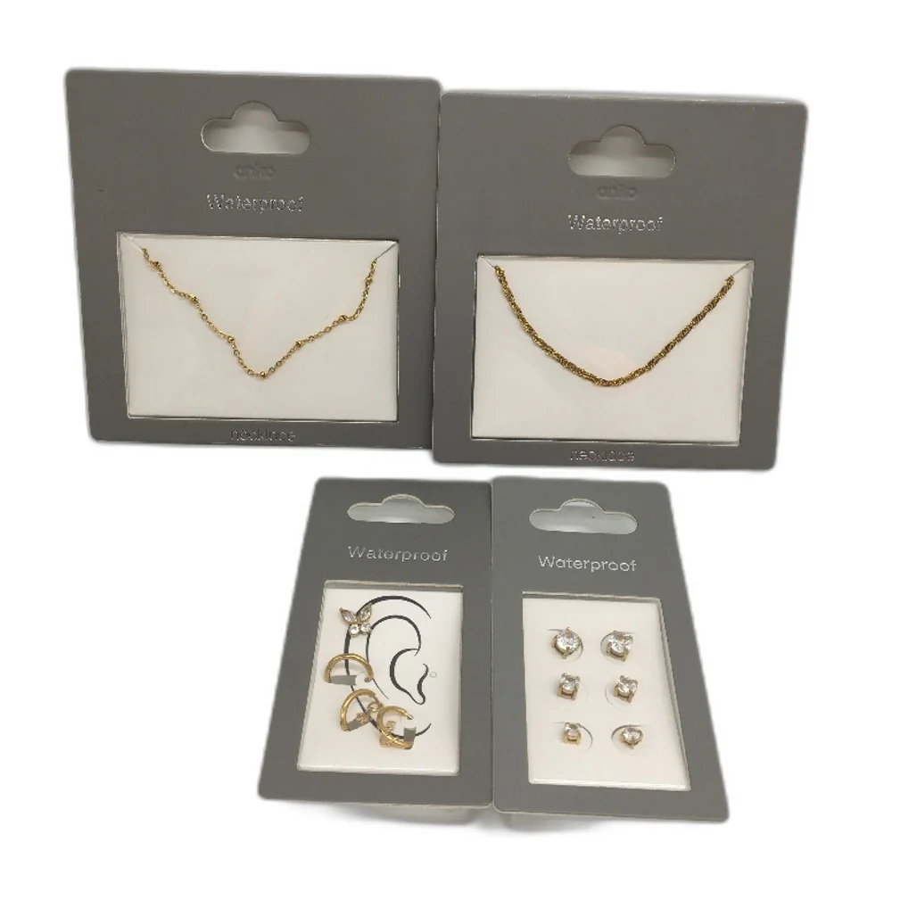 BULK 10Pce Necklace Earring Waterproof Stainless Steel Gold Plated Jewellery NEW - Image 4