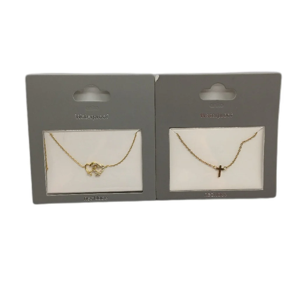 Necklace Earring Bracelet Waterproof S/Steel Gold Plated Jewellery 10Pc Pack NEW - Image 5