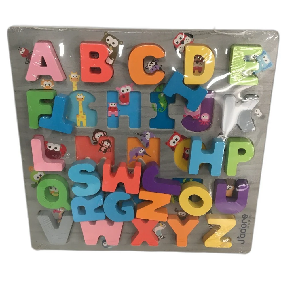 Early Learning Free Play Animal & ABCs Wooden Puzzles x 3 Sealed Packs NEW - Image 5