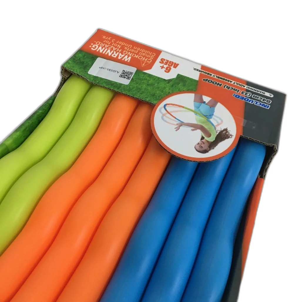 Aojie Multicoloured 8 Piece Easy & Fun Build Your Own 84cm Hula Hoop Ages 6+NEW - Image 4