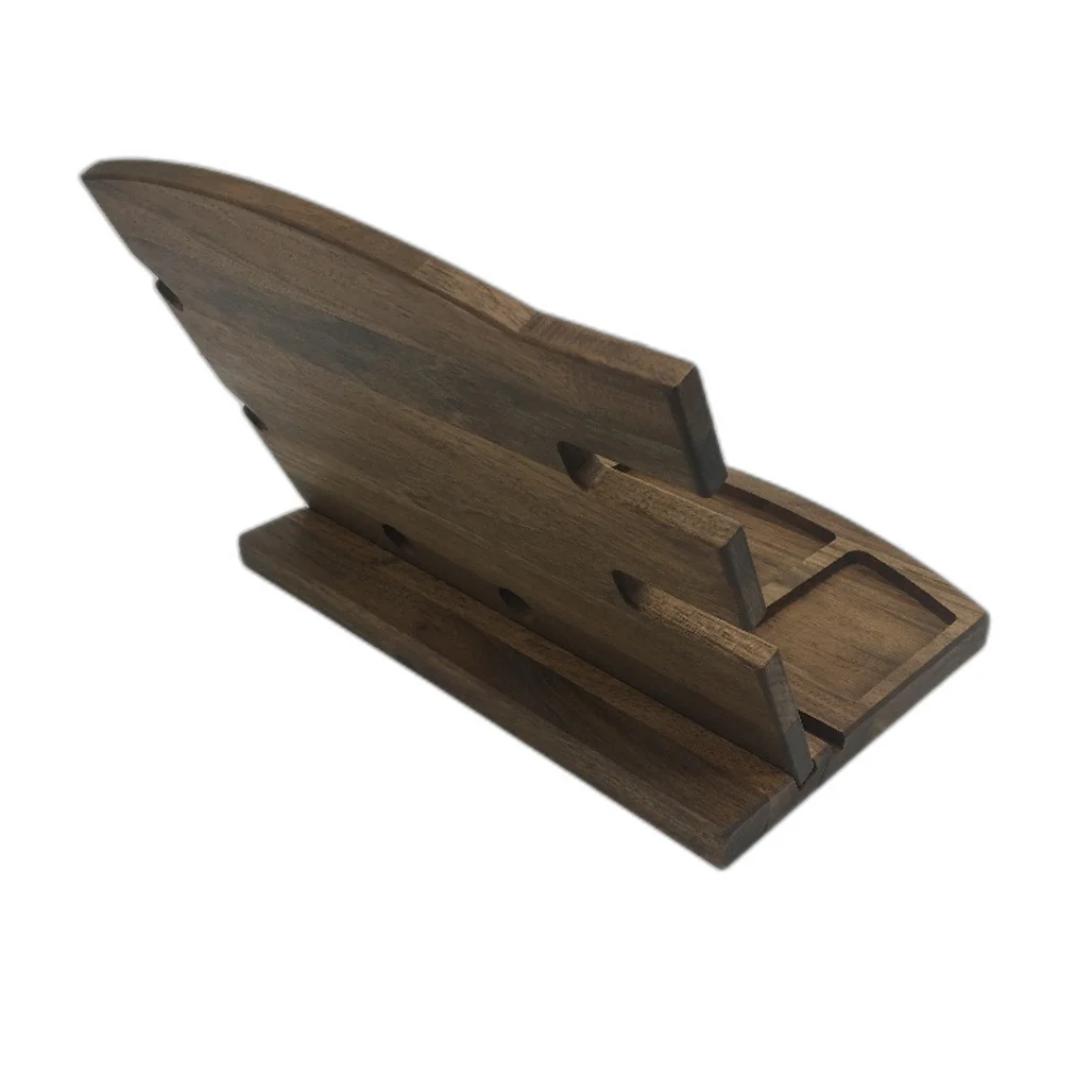 Teslyar Natural Walnut Docking Station Nightstand Accessories Organiser NEW - Image 2