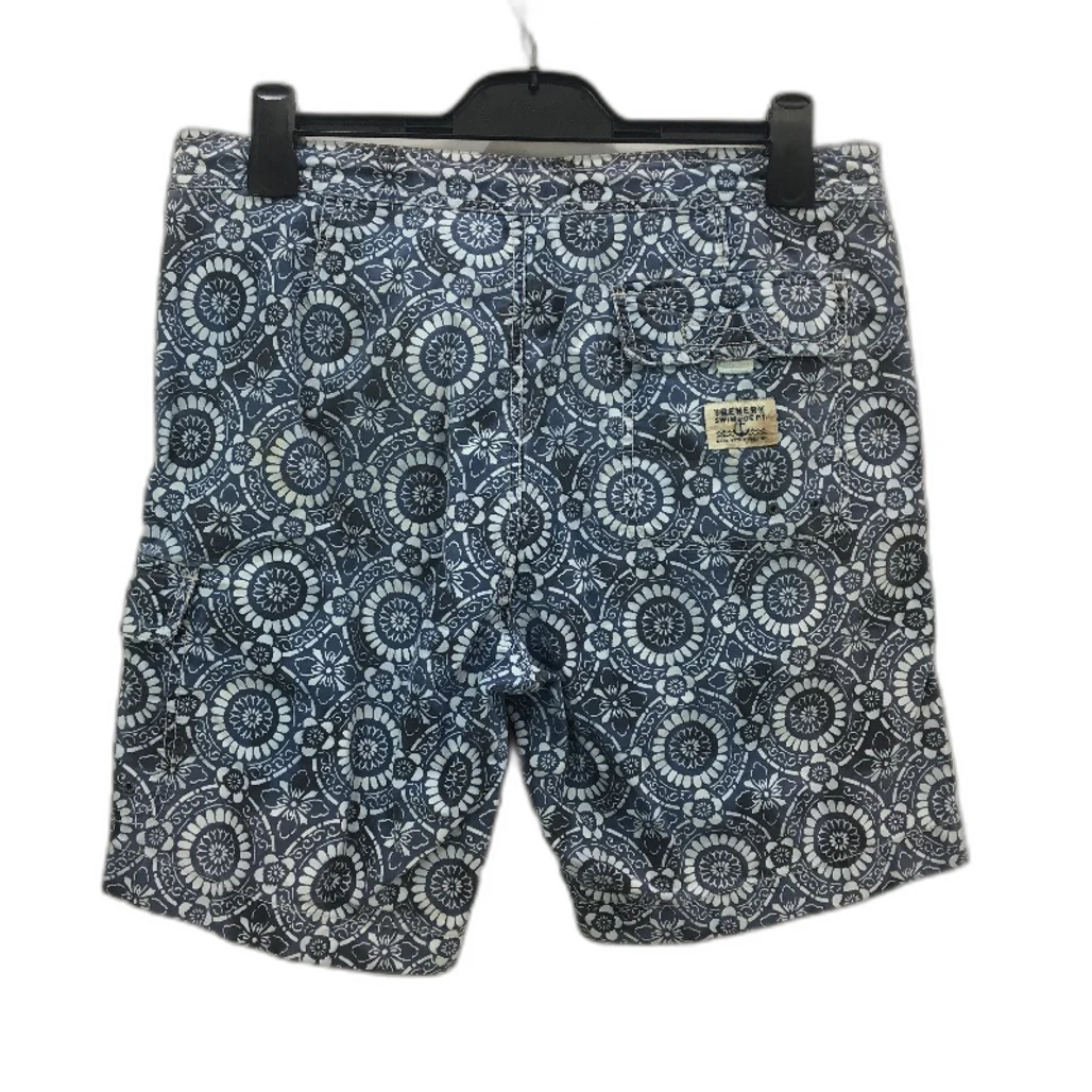 Trenery Multitone Blue Cotton Resort Wear Boardshorts Mens Size Medium - Image 2