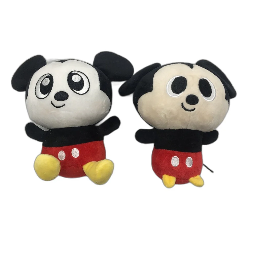 Disney Mickey & Minnie Mouse Set Of 4 Mini Plush Soft Toys NEW SAMPLES - Image 2