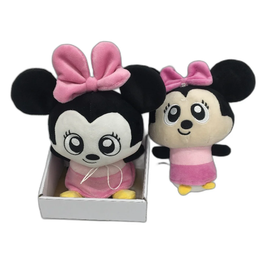 Disney Mickey & Minnie Mouse Set Of 4 Mini Plush Soft Toys NEW SAMPLES - Image 3