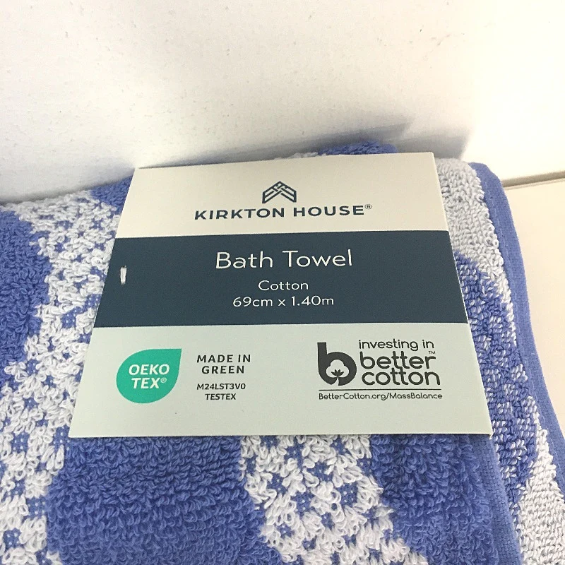 BULK LOT 100% Cotton BLUE Themed 9 Piece Beach & Bath & Hand Towel Pack NEW - Image 5