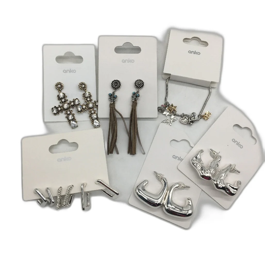 BULK LOT 30Pce Assorted Siver Toned Plated Costume Fashion Jewellery NEW - Image 4
