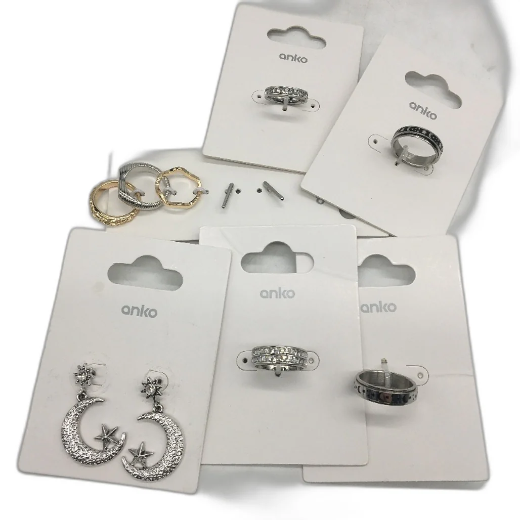 BULK LOT 30Pce Assorted Siver Toned Plated Costume Fashion Jewellery NEW - Image 5