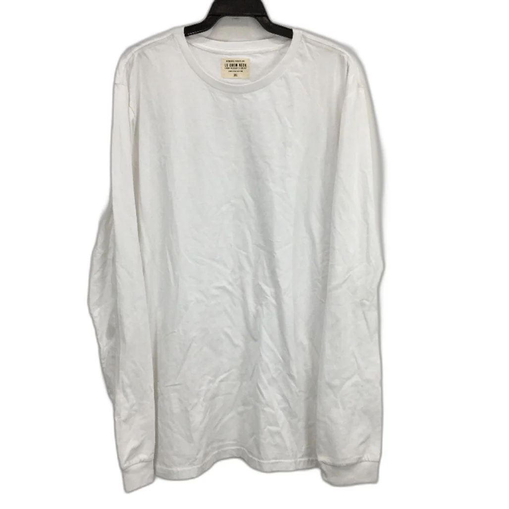 General Pants Co Cotton Original Long Sleeve White T-Shirt Men Size XXL NEW