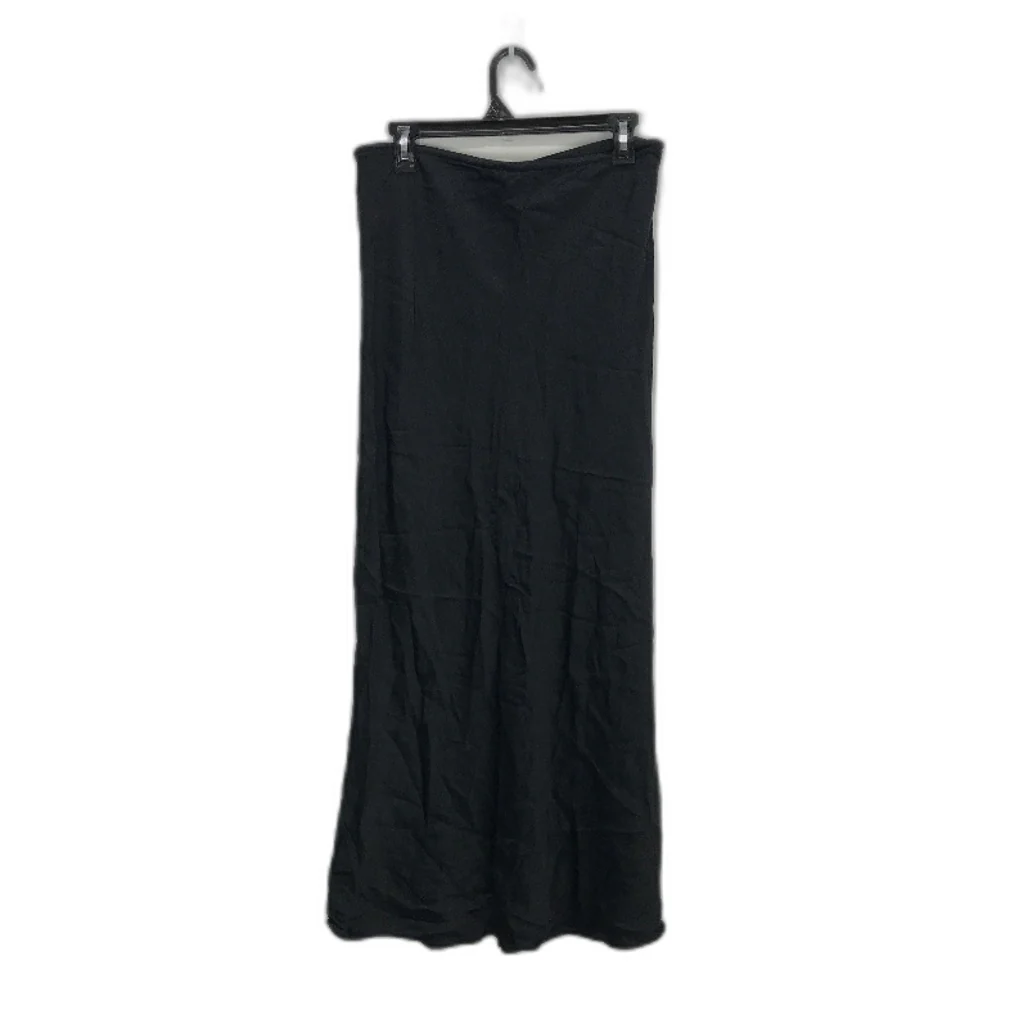 Alice In The Eve 'Arabella' Black Drawstring Slip Midi Skirt Women Size L - Image 2