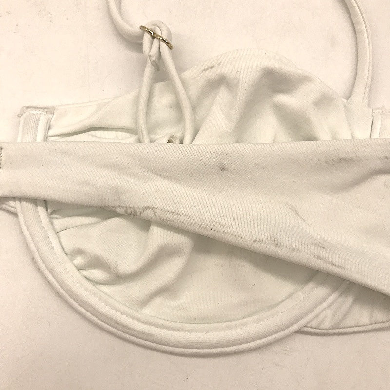 Subtitled Swimwear Skinny Strap White Underwired Bikini Top Women Size XS NEW - Image 4