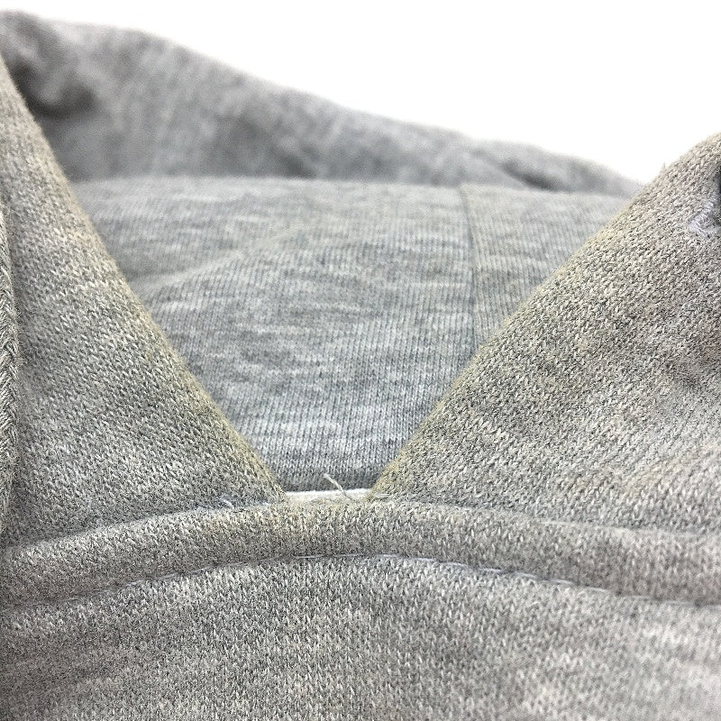 FILA Womens Cotton Grey Hoodie With Front Logo & Pockets Size 12 - Image 3