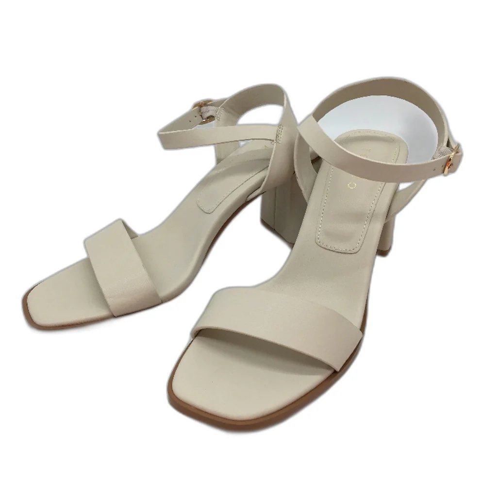 Tokito Gloria Cream Strapped Buckled Heeled Sandal Ladies Size 9 SAMPLE NEW - Image 2