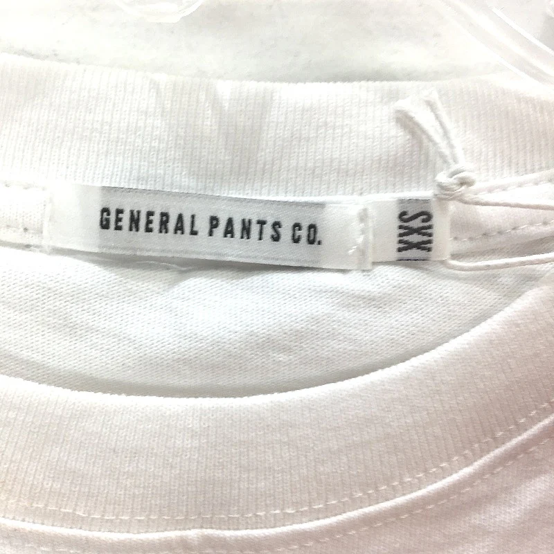 General Pants Cotton White Oversized Basic Crew Neck Tee Mens XXS NEW - Image 3