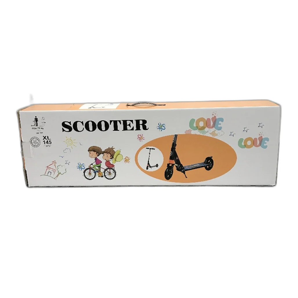 Leap Sports Kids' Lightweight Foldable Aluminum Black Push Kick Scooter DEMO - Image 7