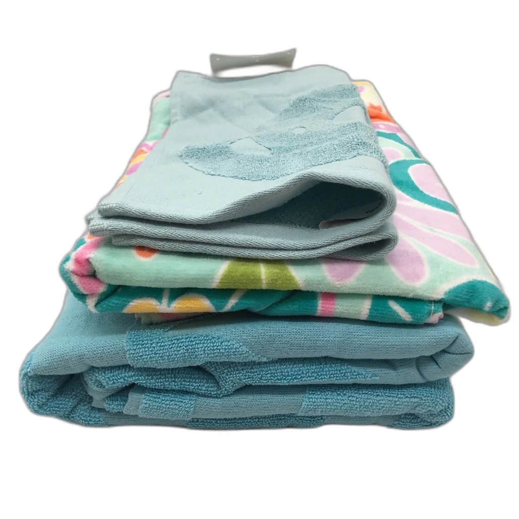 Sandy Cape & Target 4pc Assorted Blue Beach Towels and Face Washers NEW - Image 2