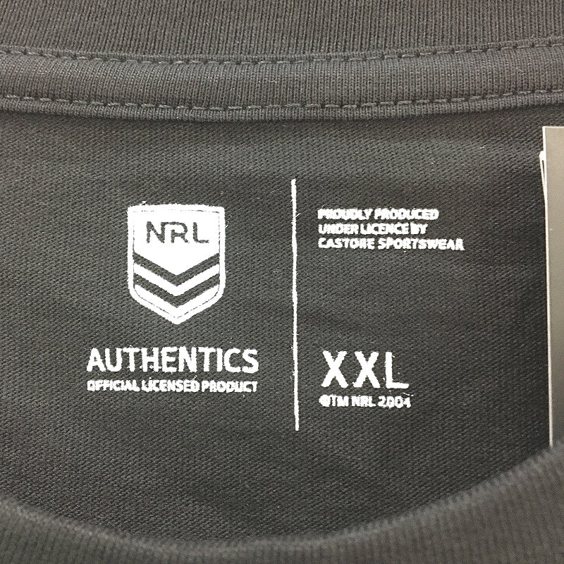 NRL Authentics 2022 Melbourne Storm 'Earned Not Given' Black T-Shirt Mens Sz 2XL - Image 4