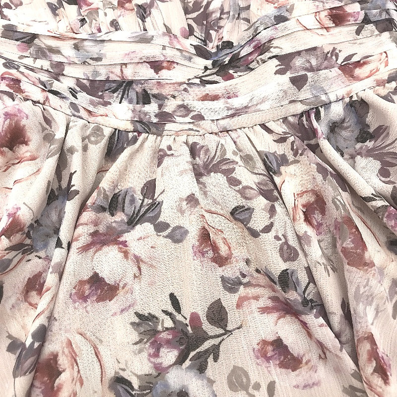 Ever New Floral Patterned Long Sleeve Flowy Mini Dress Ladies Size AU 6 NEW - Image 5
