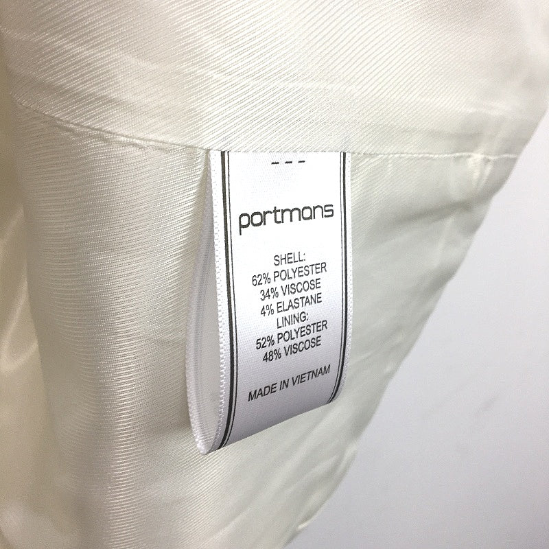 Portmans Snow White Sammi Single Breasted Outerwear Coat Ladies Size 6 NEW - Image 8