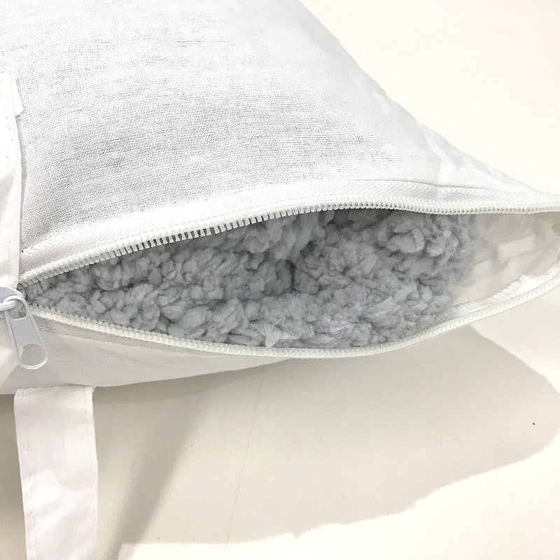 Kirkton House Grey Pillow Snuggle Sherpa Fleece Fabric Cover Soft Fluffy NEW - Image 6