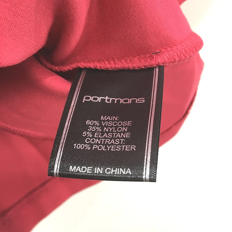 Portmans Wild Berry Red Crew Puff Short Sleeve Top Ladies Size XS NEW - Image 8