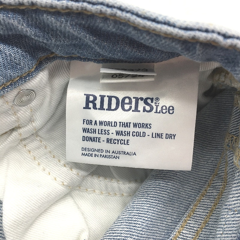 Riders by Lee Hi Moms High Rise Straight Slim Indigo Jeans Ladies Size R9 NEW - Image 5