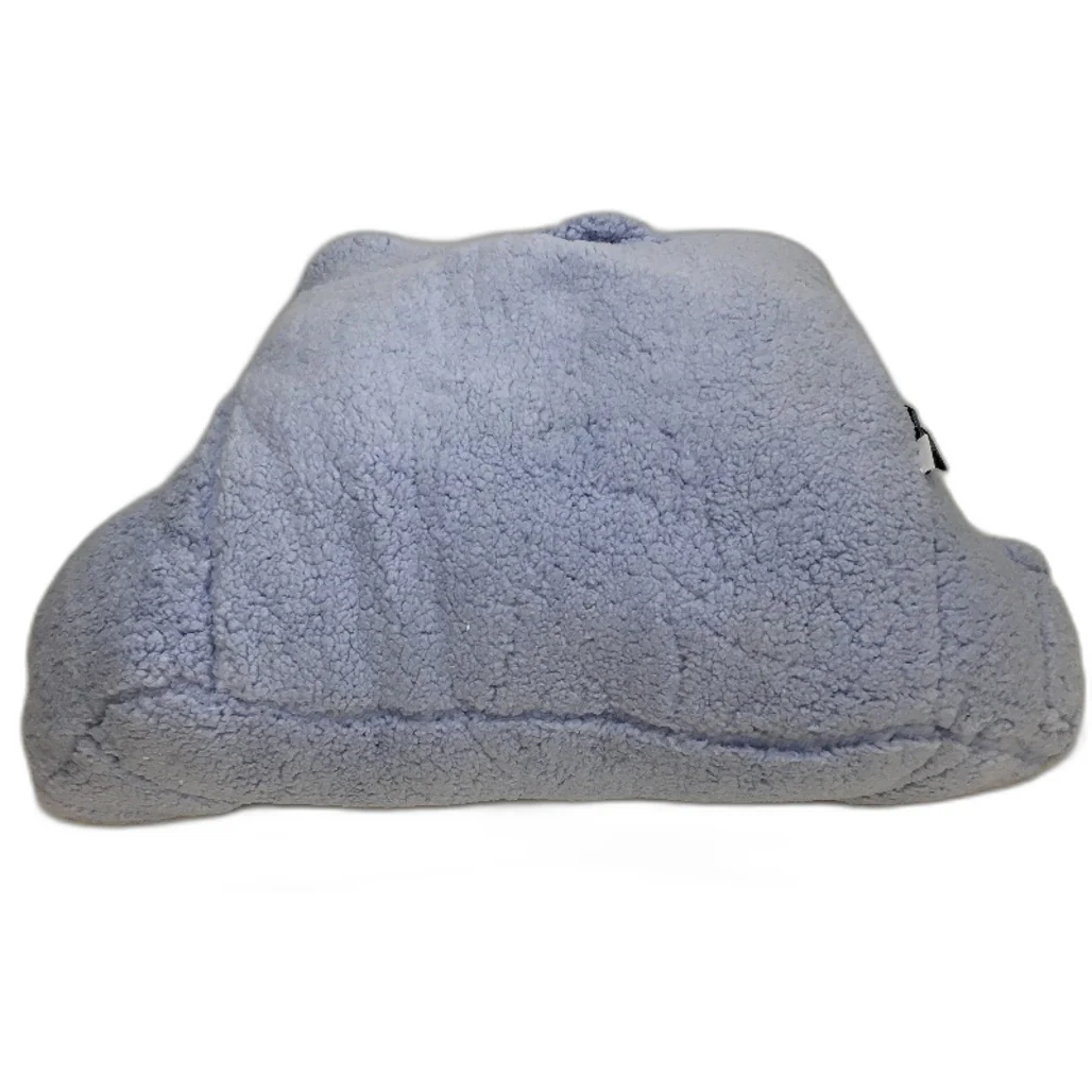 Kirkton House Blue Sherpa Fleece Fabric Cover Soft Fluffy Pillow Snuggle NEW - Image 2