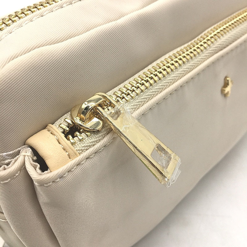 Peta And Jain Beige Dual Compartment Madix Waist Bag With Gold Accents 20cm NEW - Image 4