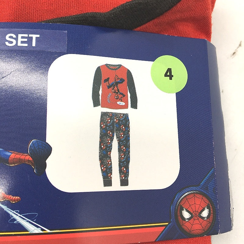 Marvel Spiderman Long Sleeve PJ Set & Stationary Backpack Set Kids Size 4 NEW - Image 3