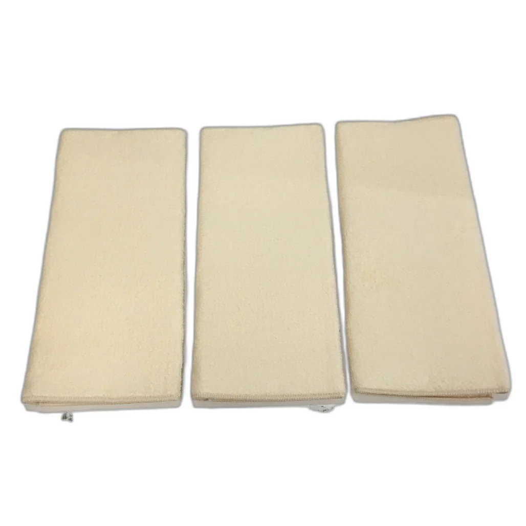 Microfibre 3 Pack Vanilla Reversible Cushioned Dish Drying Mats 38 x 50cm NEW - Image 3