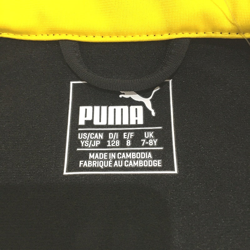 PUMA Spirit II Poly Training Zip Jacket Yellow Junior Boys Youth Size S 7-8Y NEW - Image 4