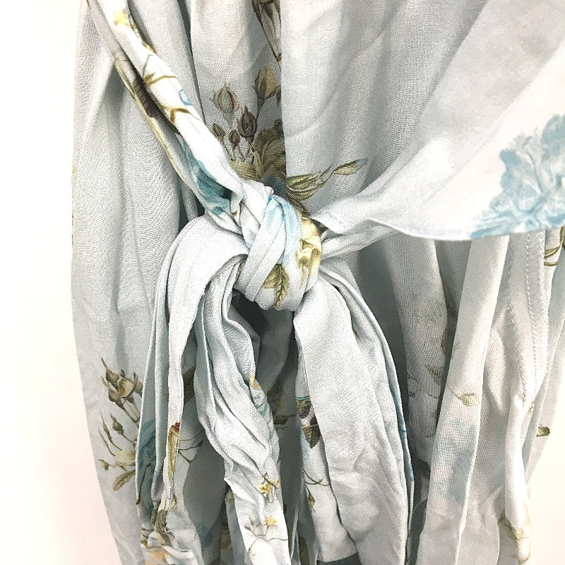 Forever New Blue Belted Flowy Floral Patterned Midi Dress Ladies Size AU 8 NEW - Image 5