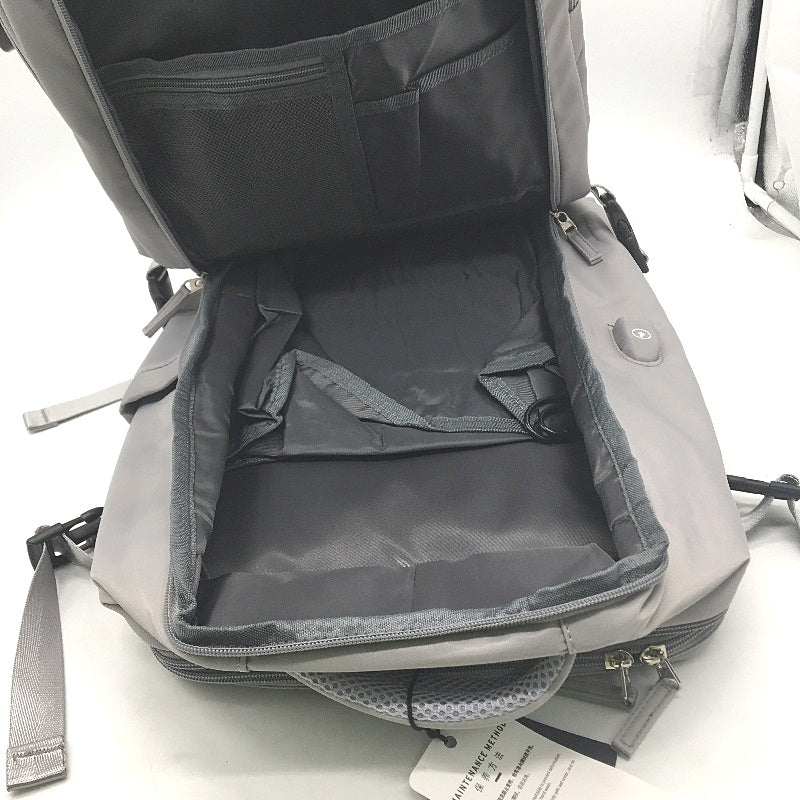 Outwalk Dark Grey Extra Large Travel Backpack USB Charging Port Multipocket NEW - Image 8