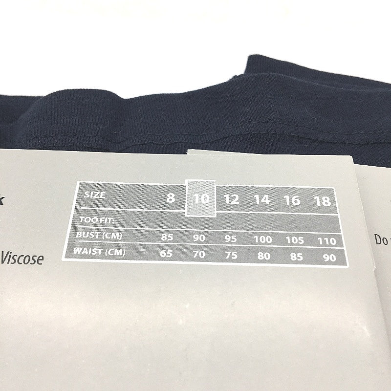 Serra 2Pce Regular Fit Long Sleeve Navy Blue & Grey Tee Pack Ladies Size 10 NEW - Image 4