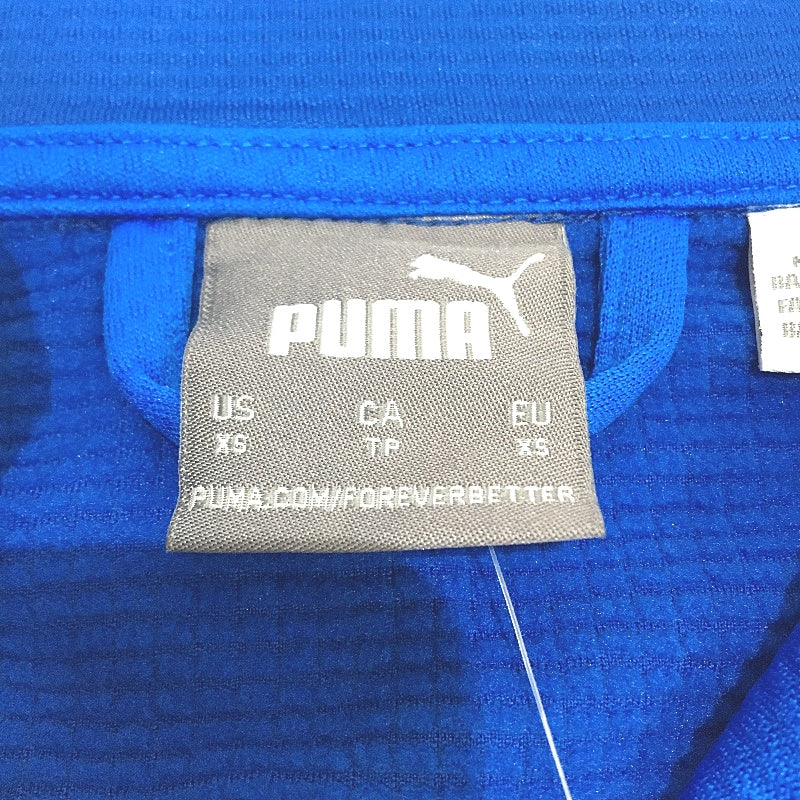 PUMA Blue Drycell TeamGoal 23 Training Quarter Zip Sports Jacket Mens Sz XS NEW - Image 6