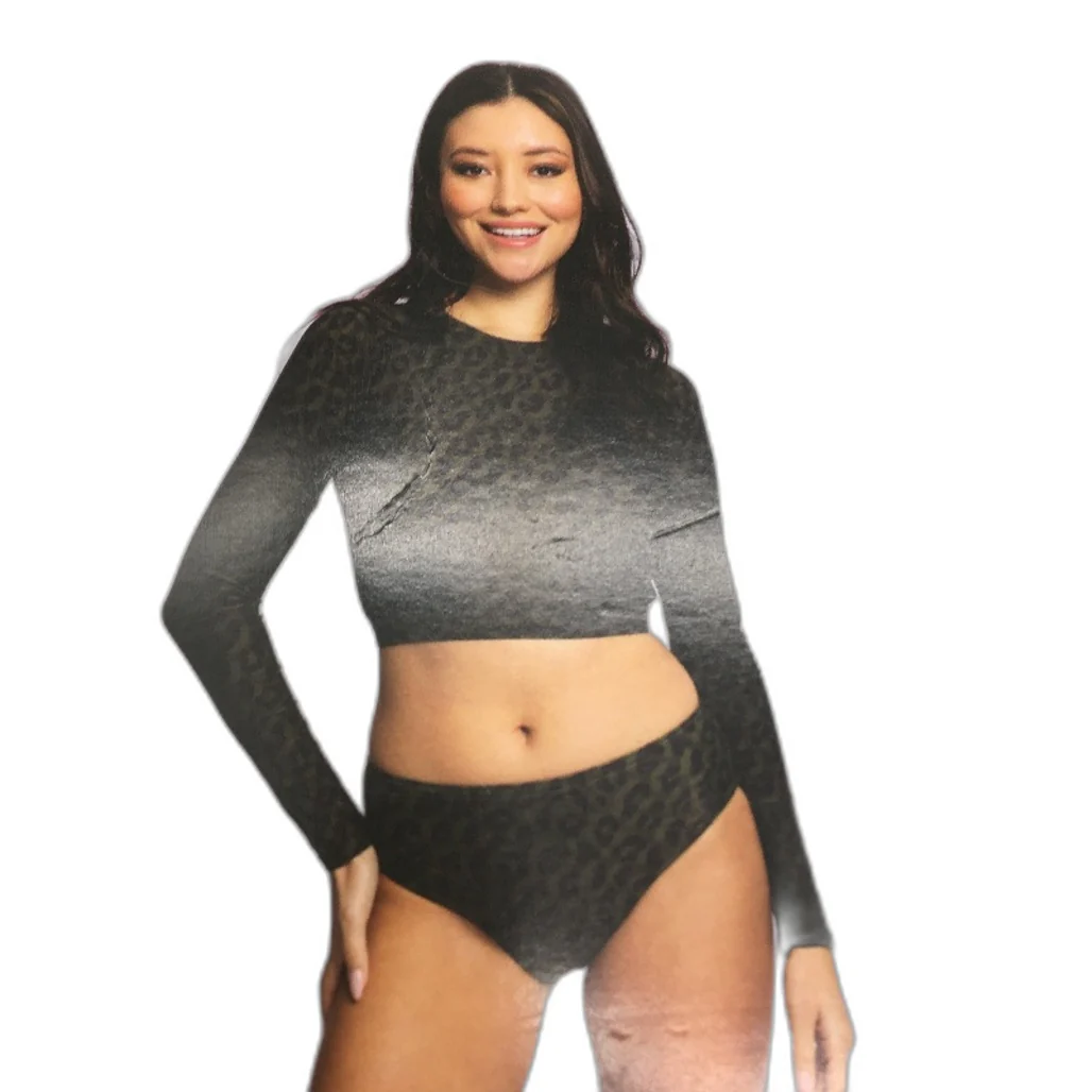 Crane Performance Black & Camo Rash Vest & Bikini Set Swimwear Ladies Sze XS NEW - Image 3