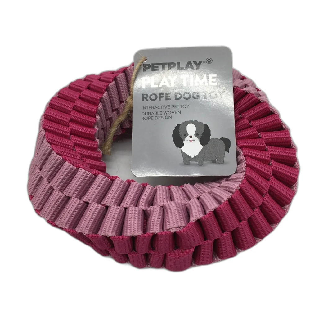 Petplay Sherpa & Flannel Reversible Pet Blanket 100 x 120cm & Rope Pet Toy NEW - Image 3